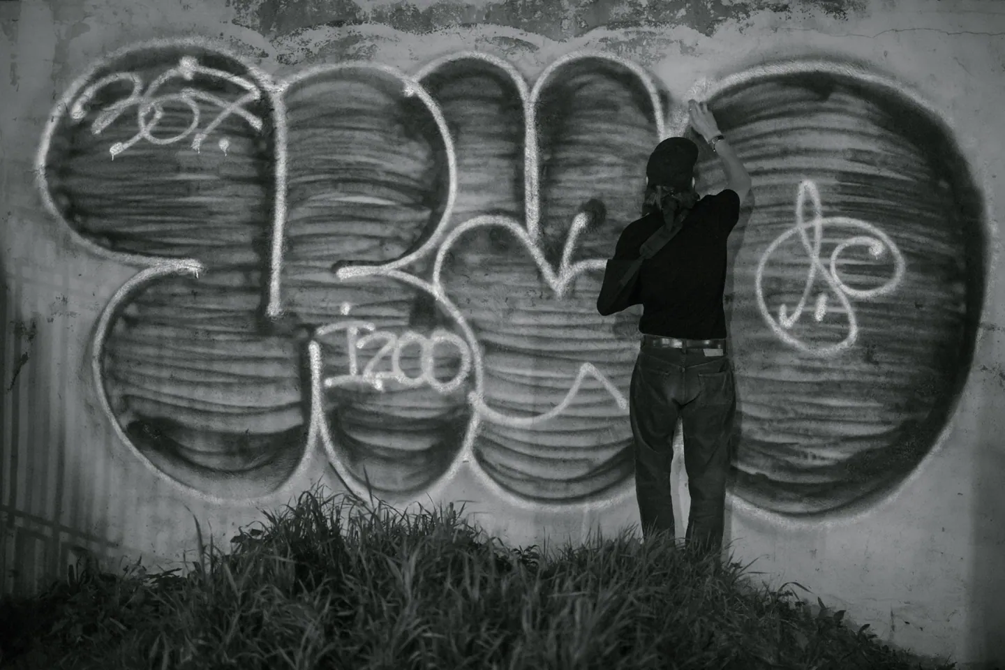Animation graffiti tag