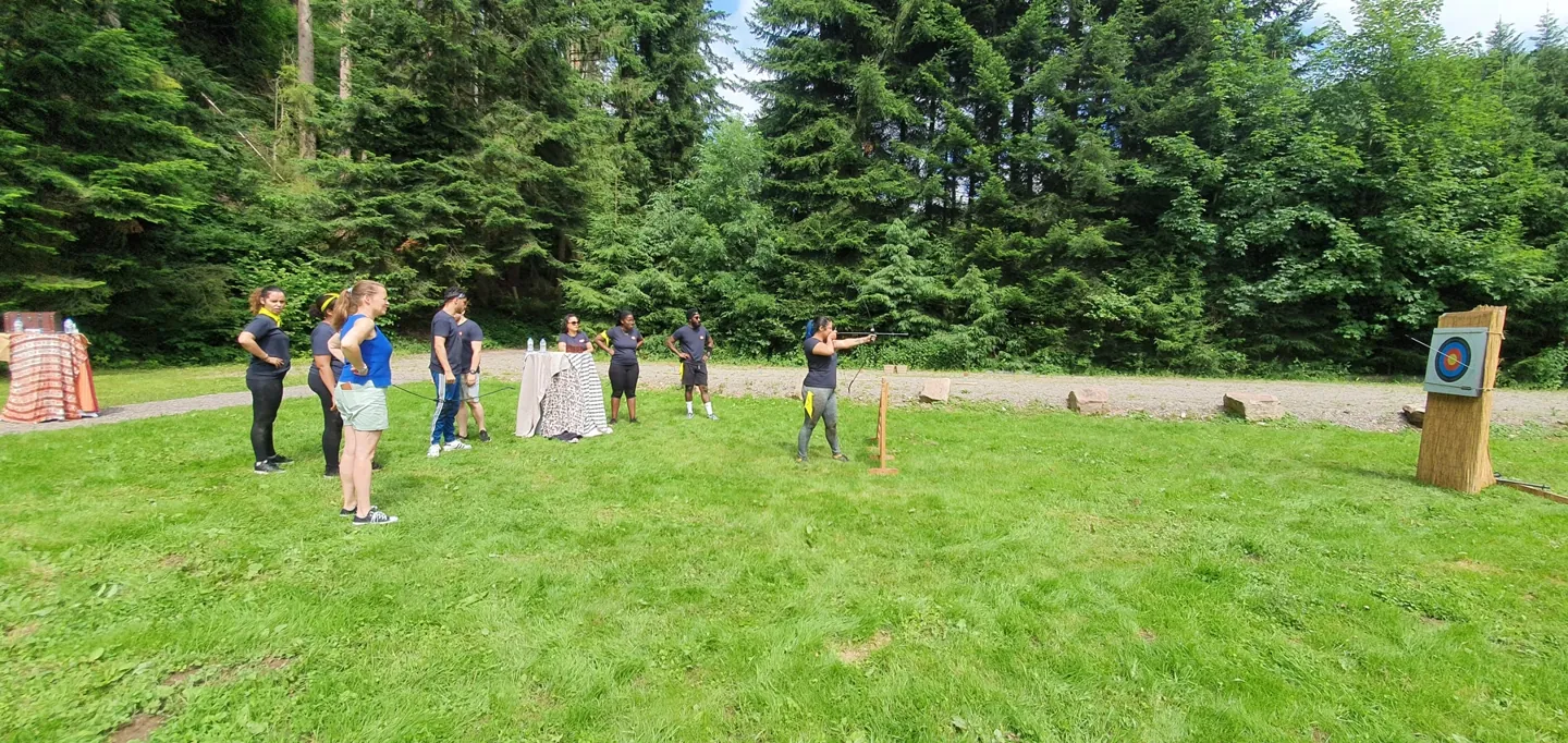 Animation tir à l'arc