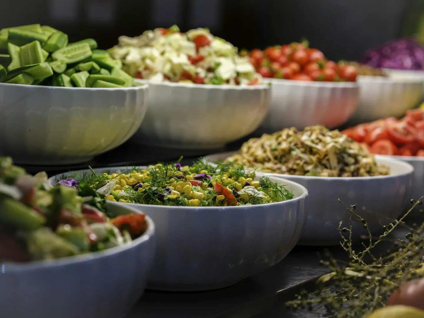 Illustration de bar à salade
