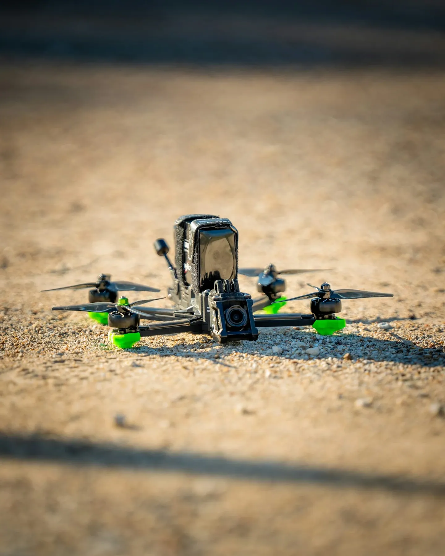 Course de drone en réalité virtuelle