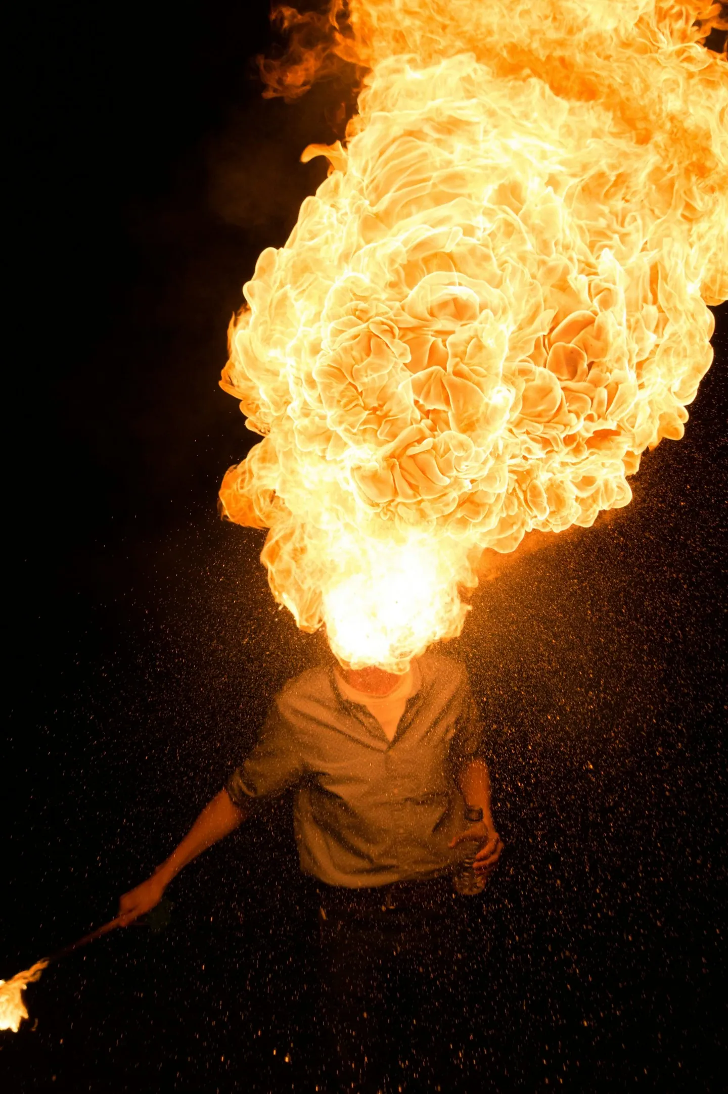 Illustration de cracheur de feu