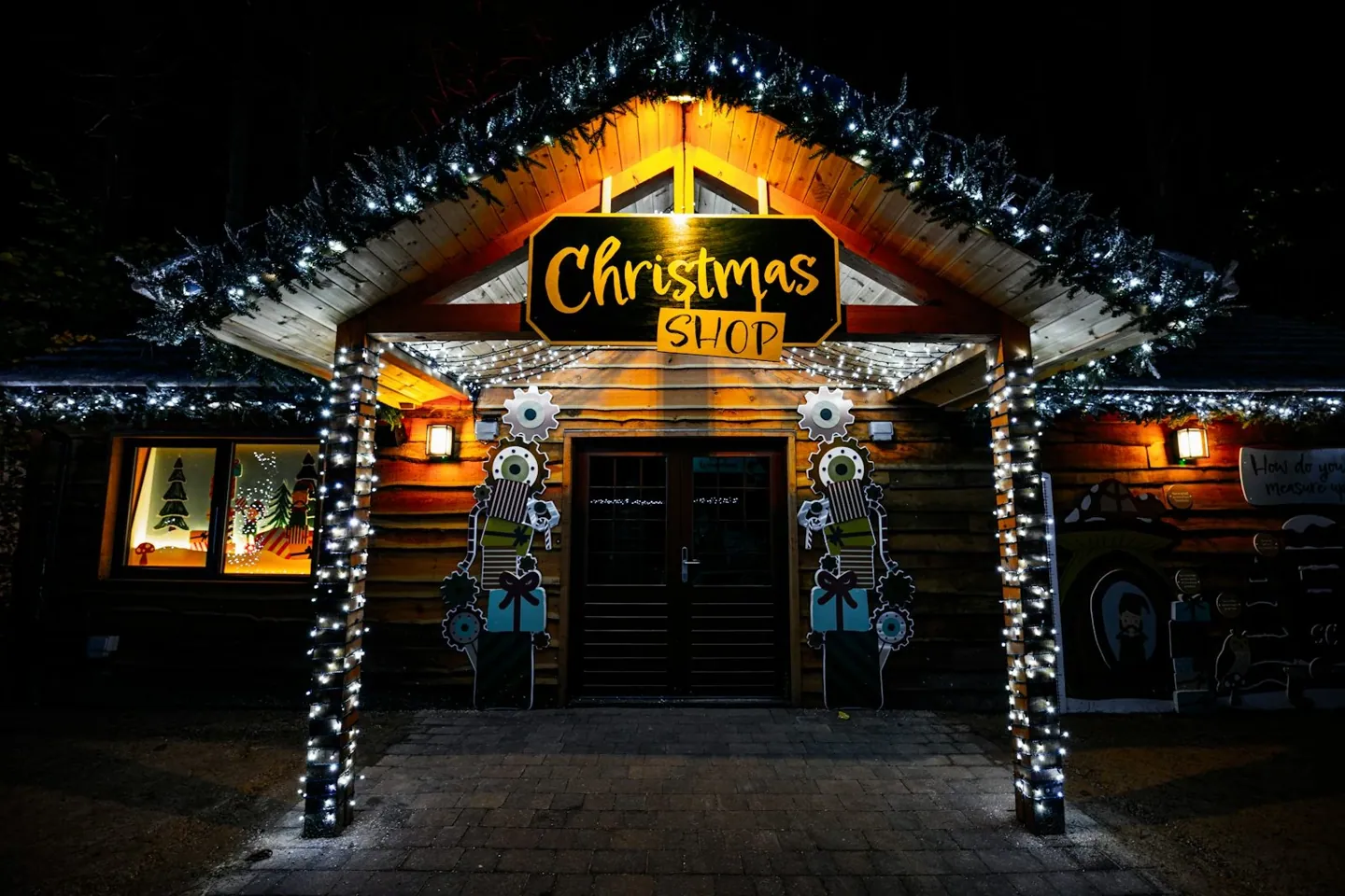 Décoration de chalet de Noël