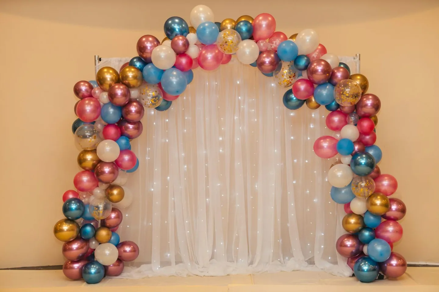 Illustration de décoration en ballon