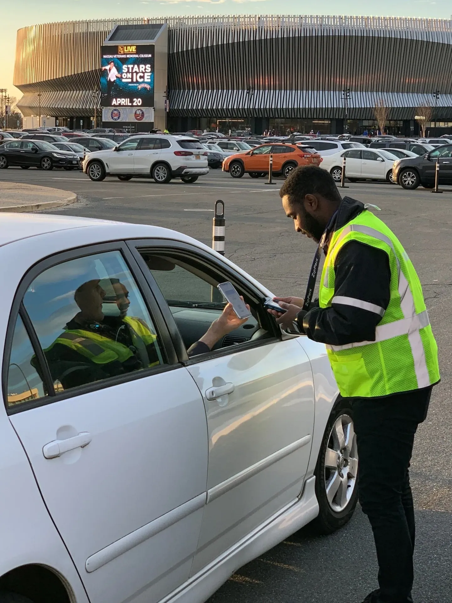 Illustration de gestion de parking événementiel