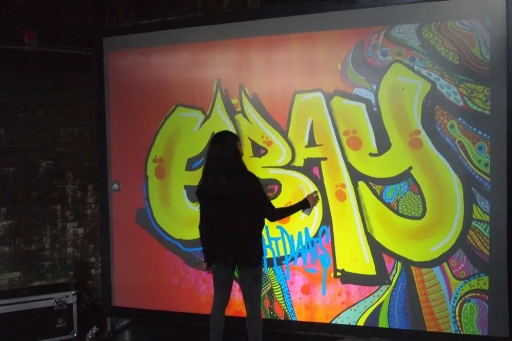 Illustration de graffiti virtuel