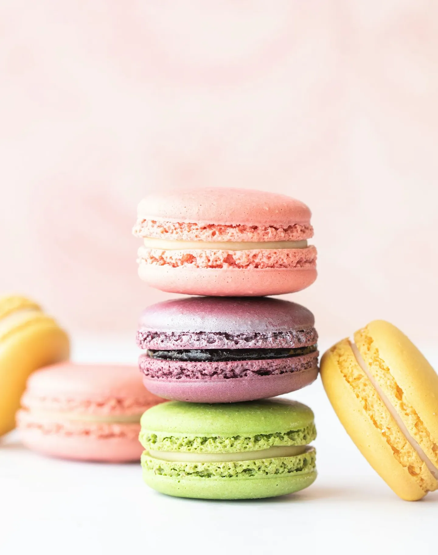 Illustration de location bar macarons