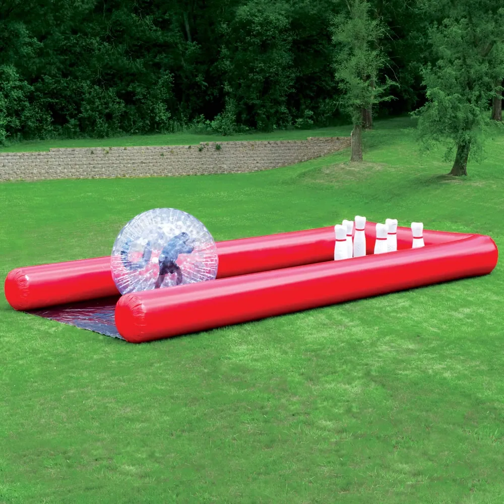 Illustration de location bowling humain gonflable