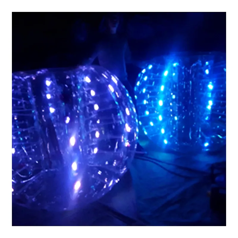 Illustration de location bubble foot lumineuse gonflable
