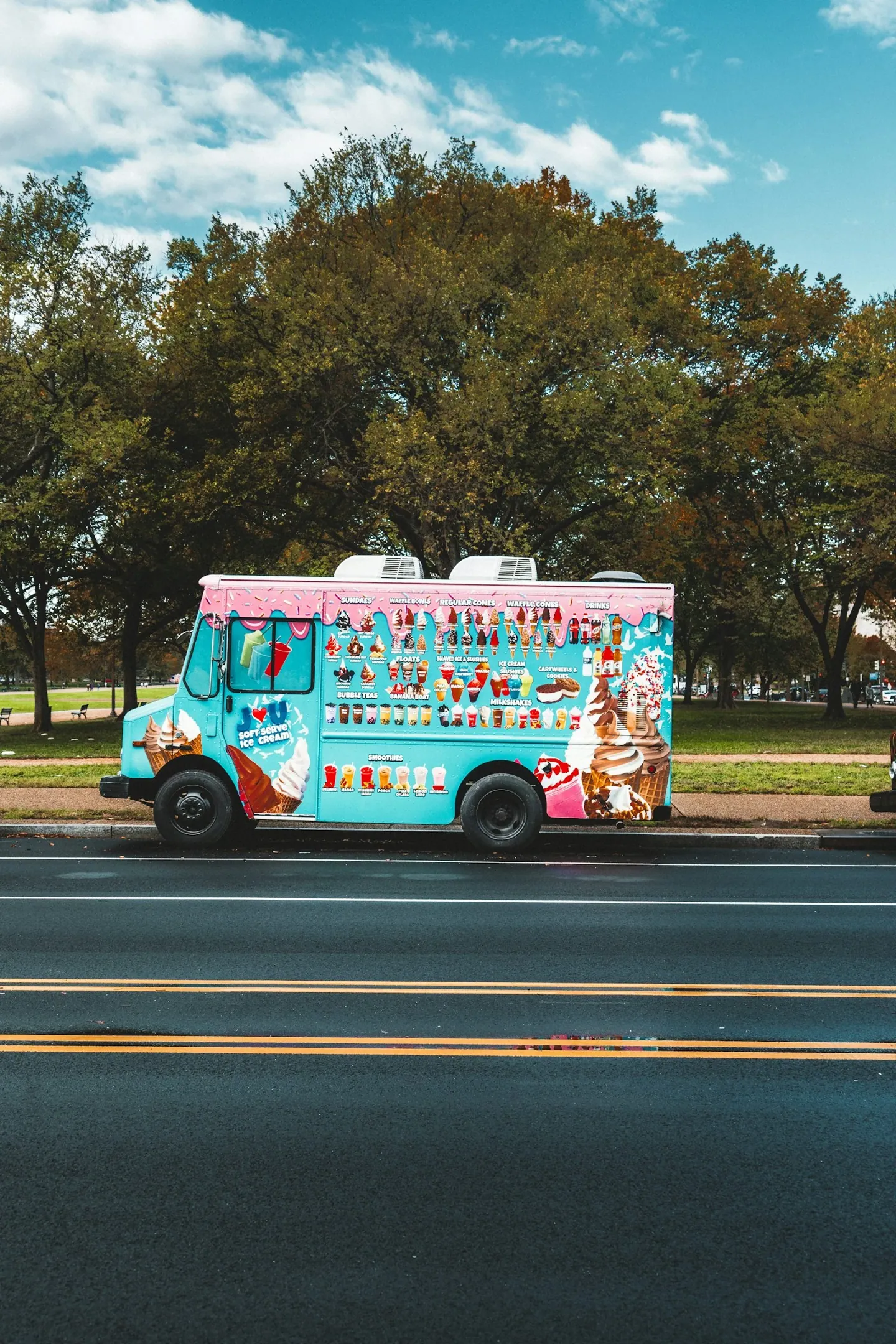 Illustration de location camion de glace