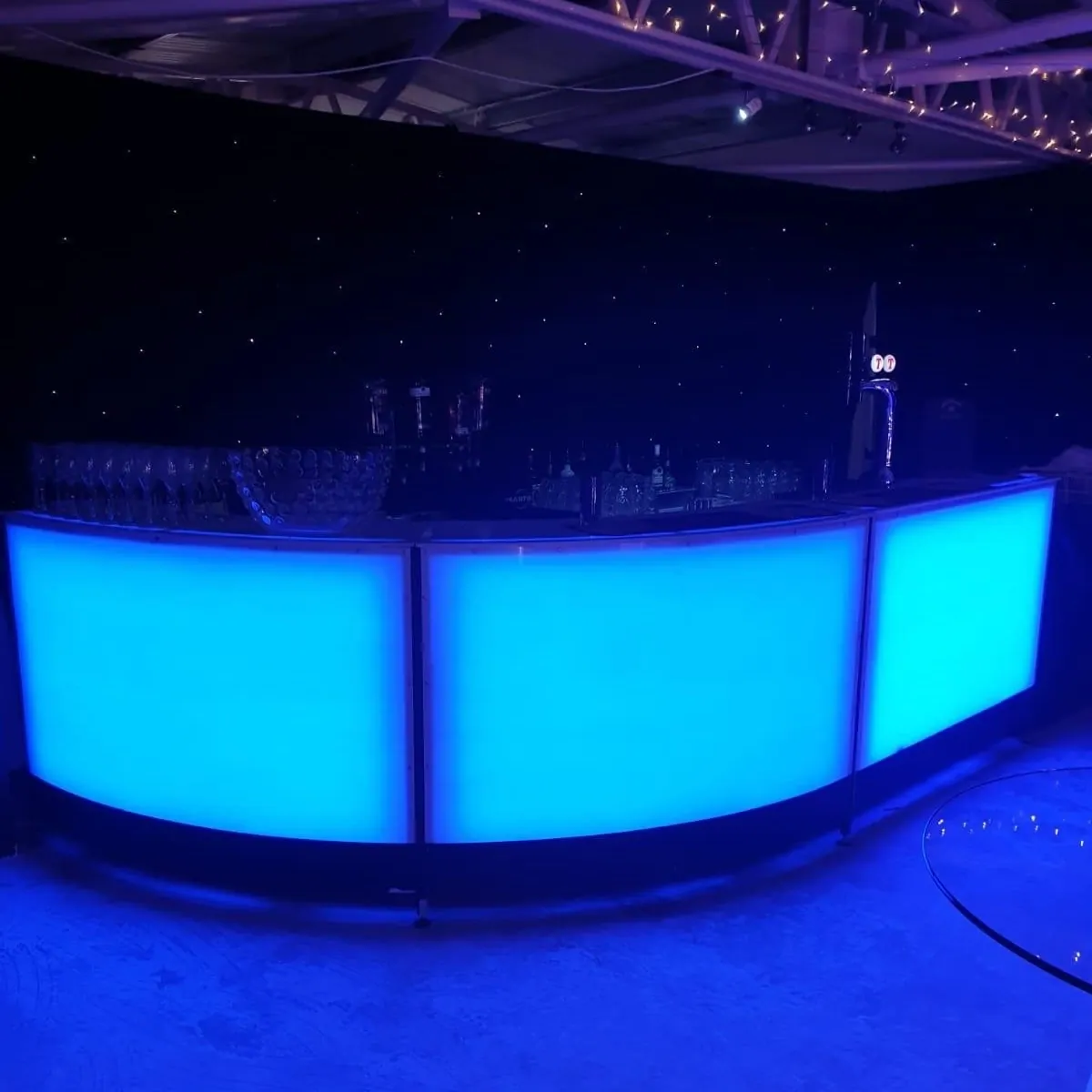 Illustration de location de bar lumineux