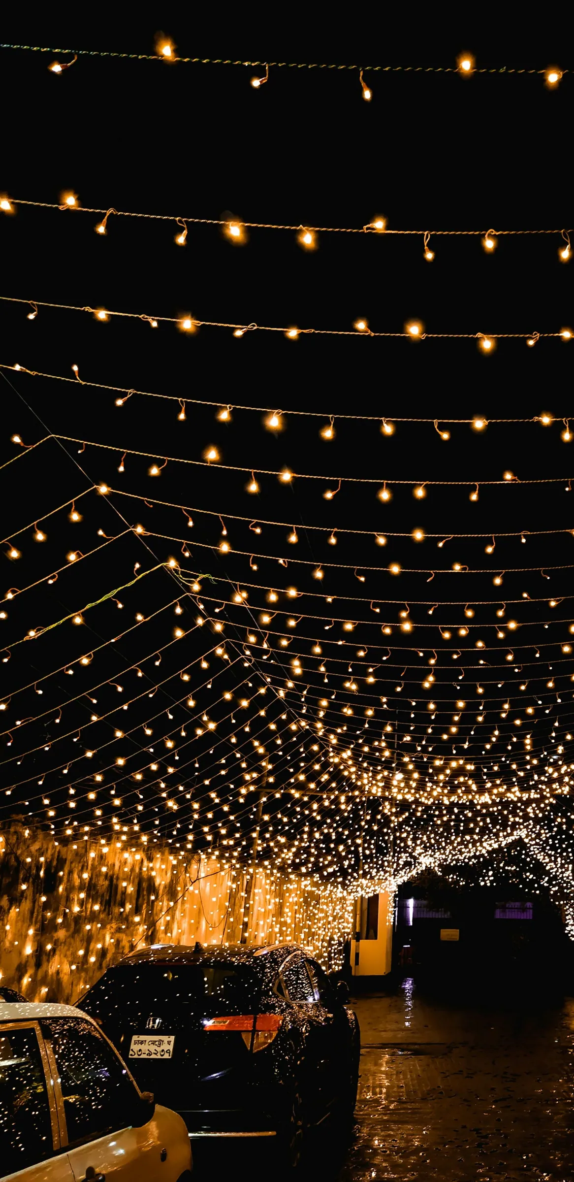 Illustration de location décoration lumière extérieure
