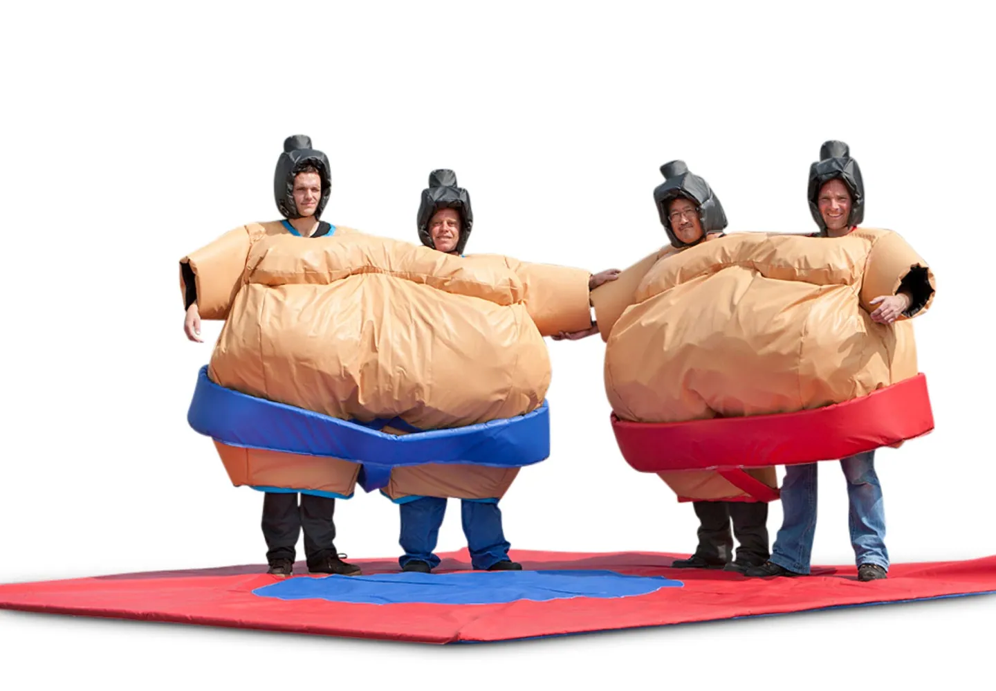 Illustration de location double sumo gonflable