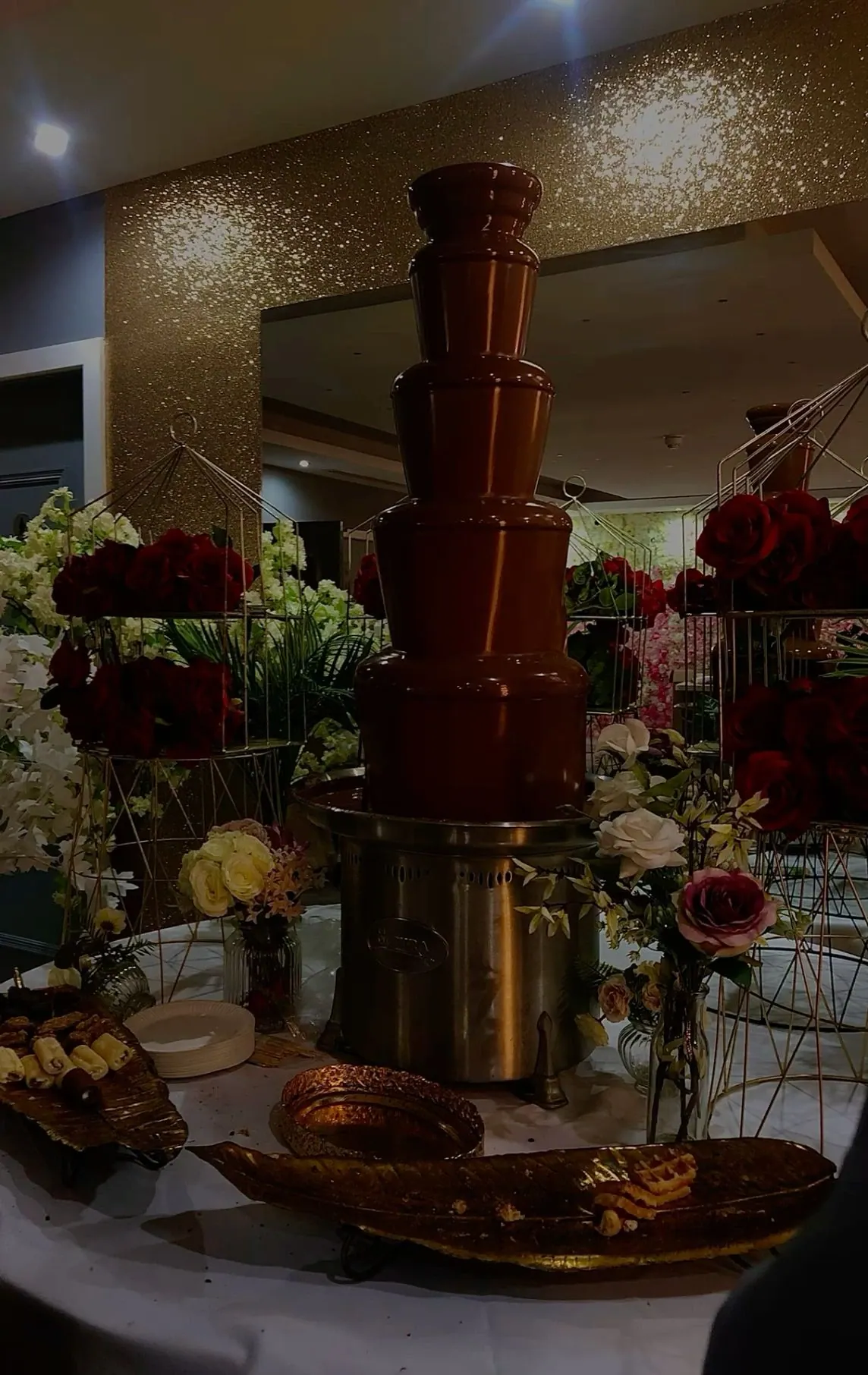 Illustration de location fontaine de chocolat