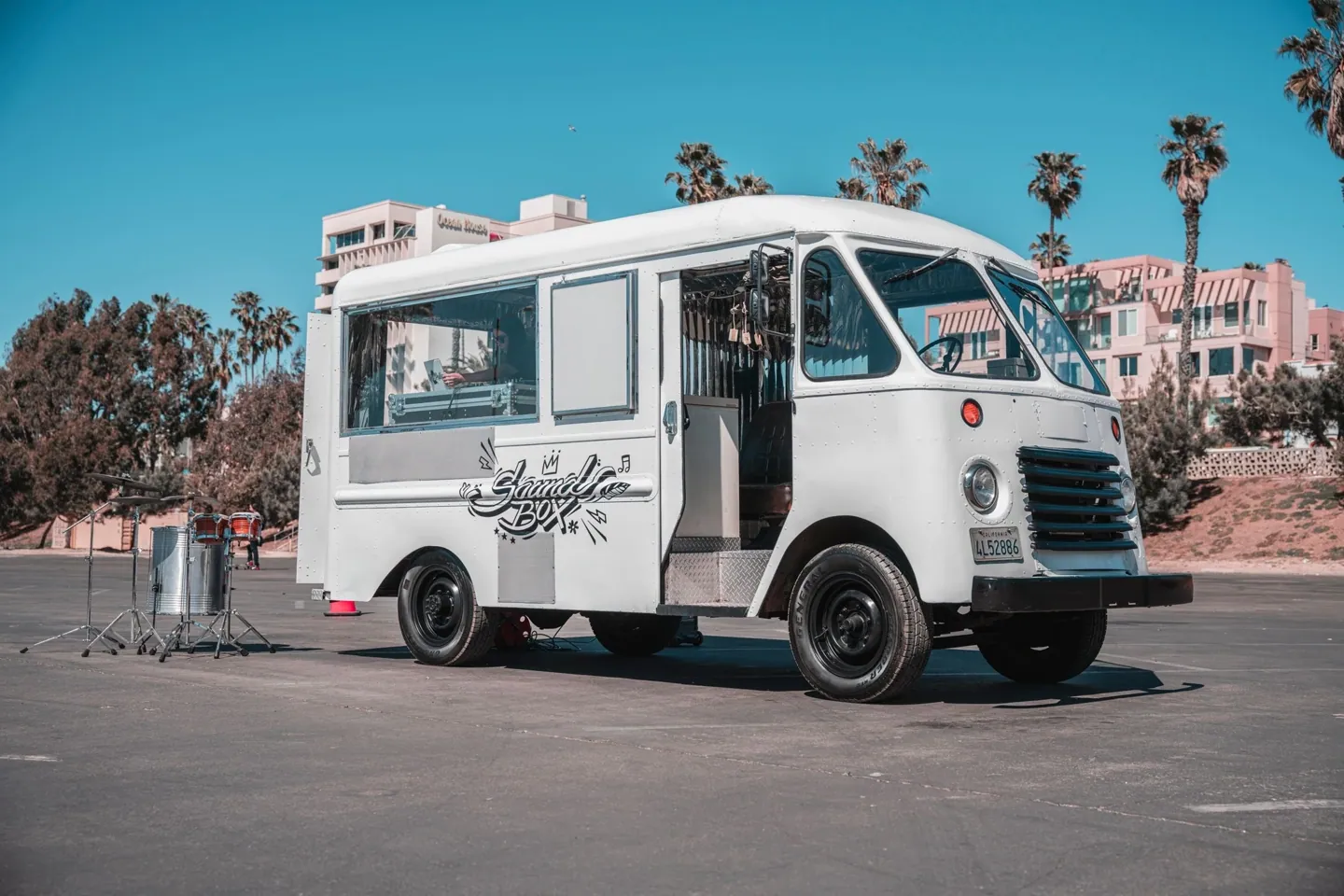 Illustration de location sound truck