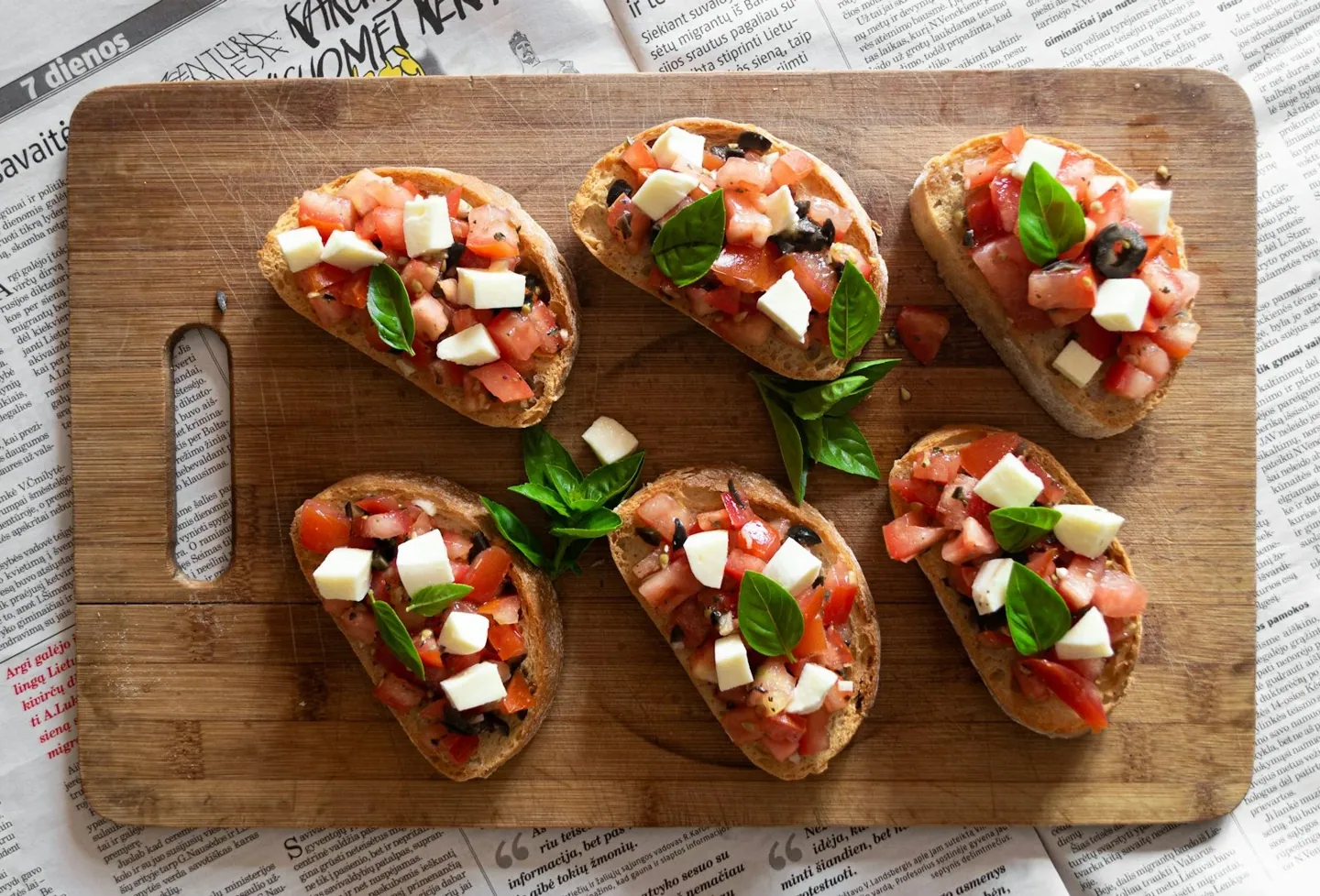 Location stand bruschetta