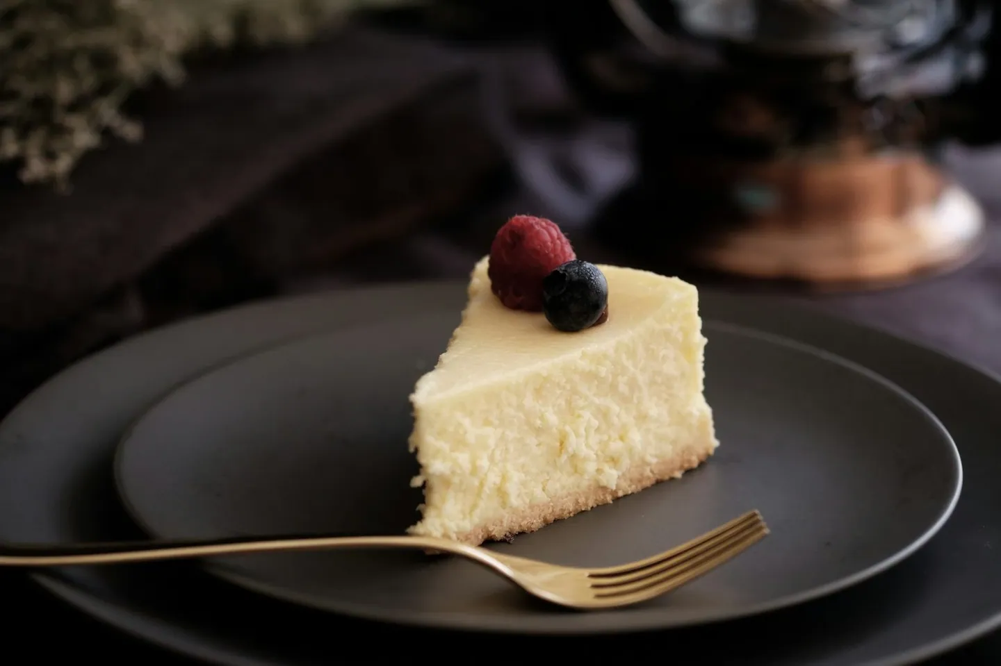 Location stand cheesecake