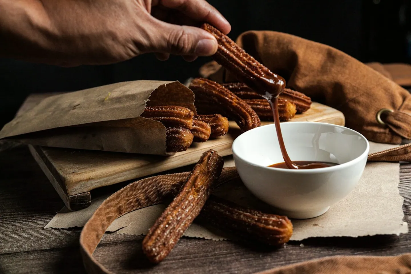 Location stand churros