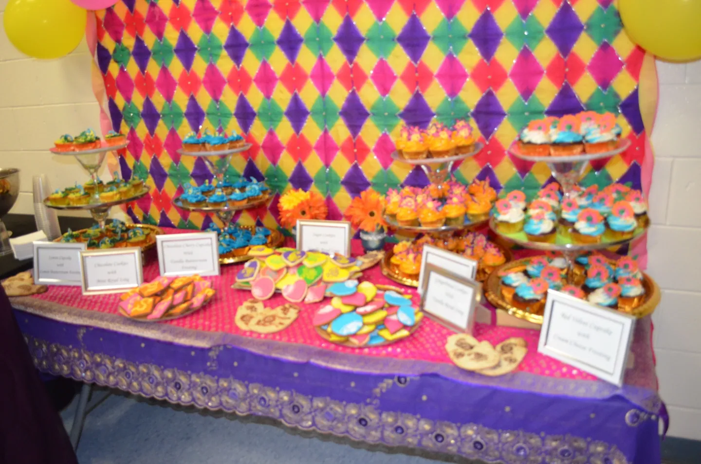 Location stand cupcakes personnalisés