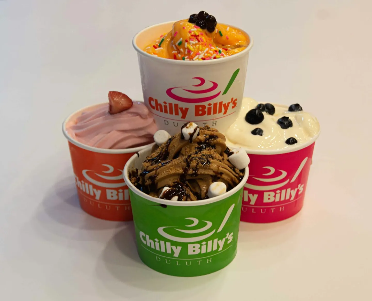 Location stand frozen yogurt