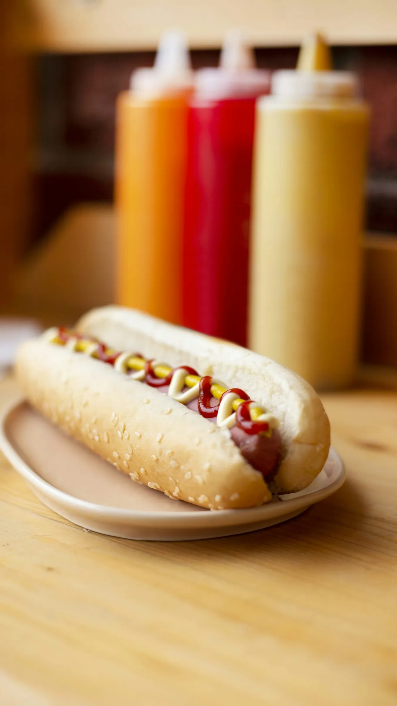 Location stand hot dog