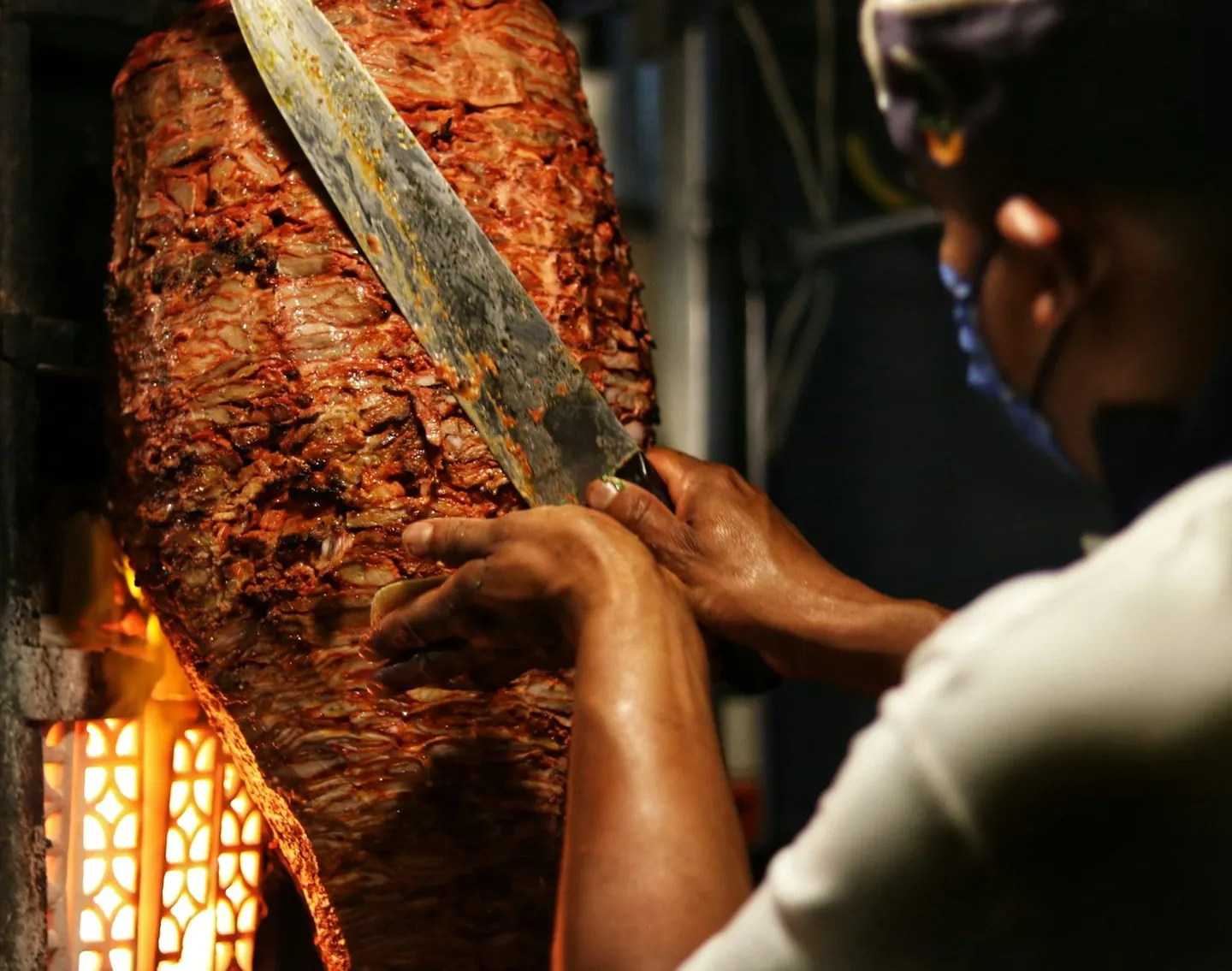 Location stand kebab