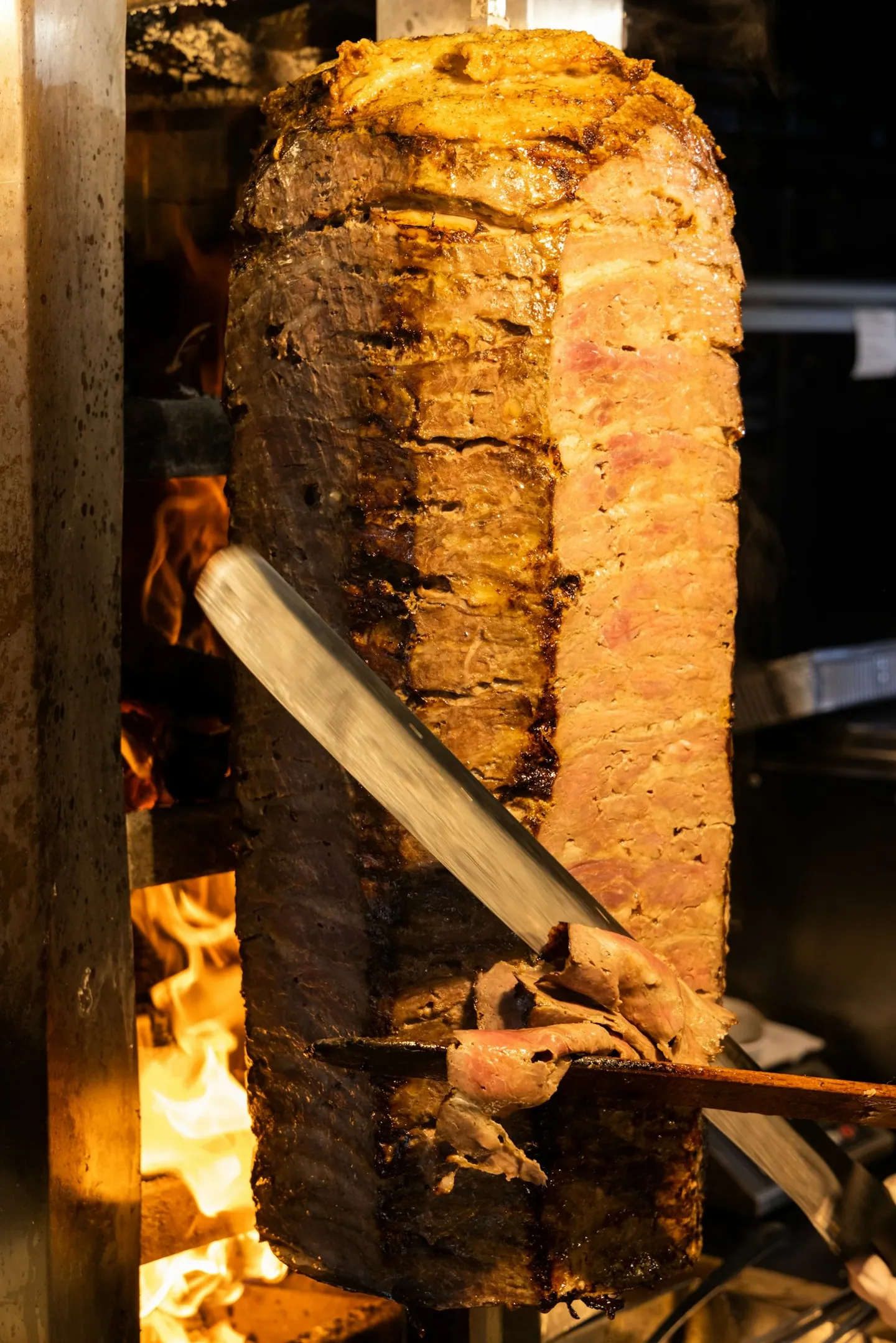 Location stand kebab