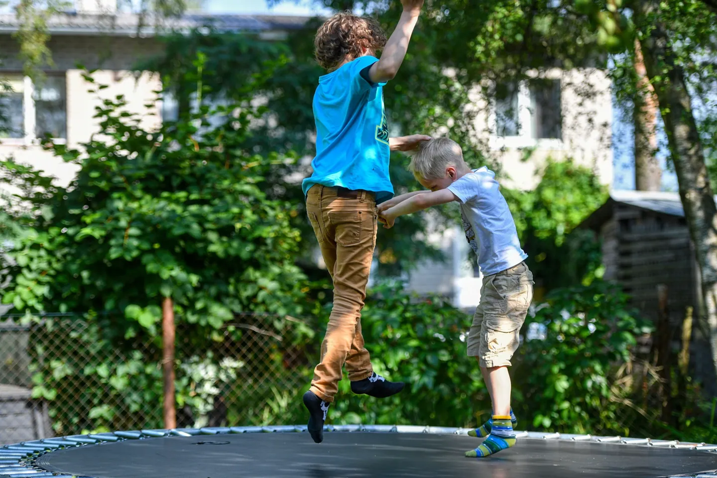 Illustration de location trampoline géant