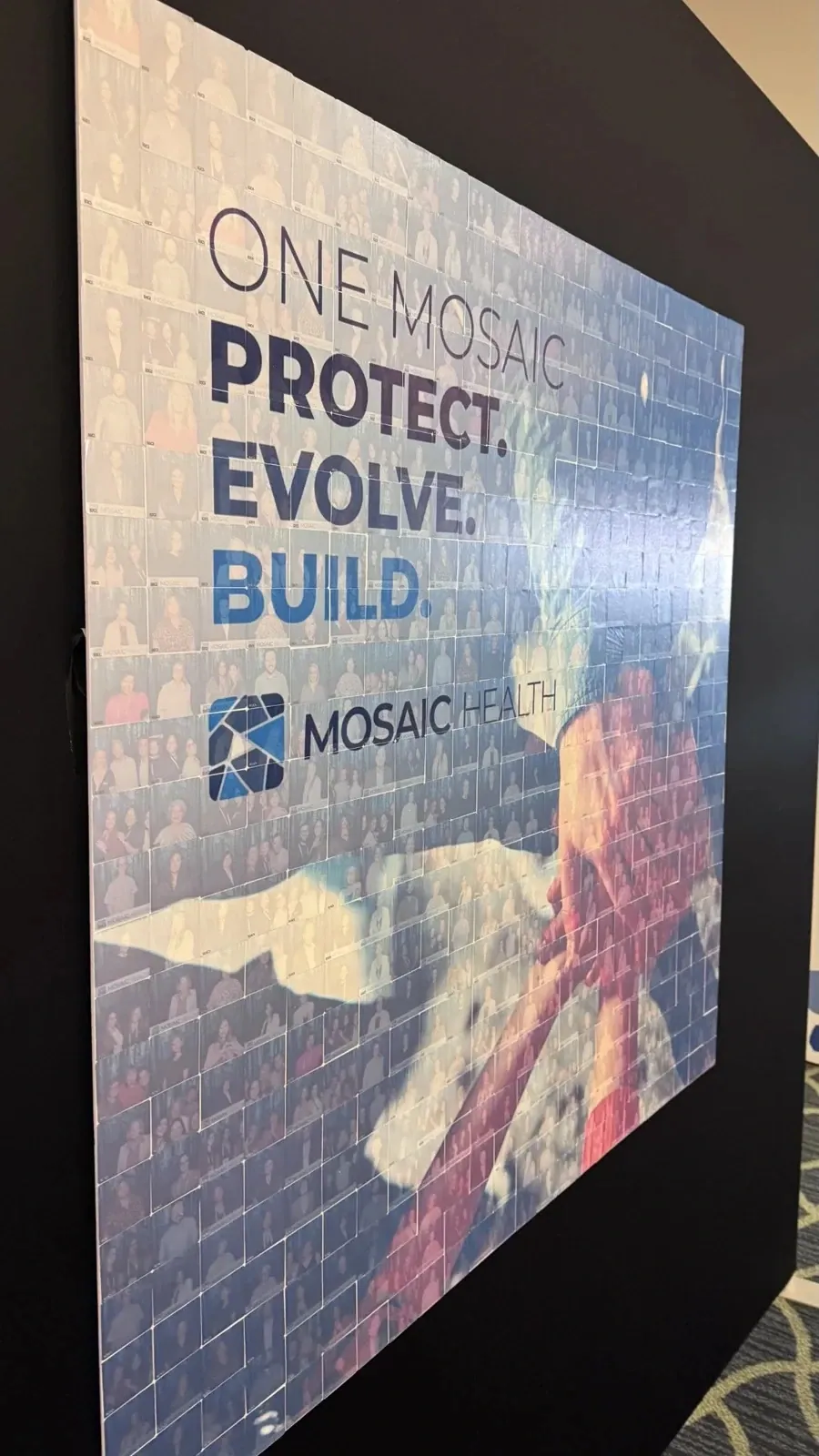 Mosaic wall