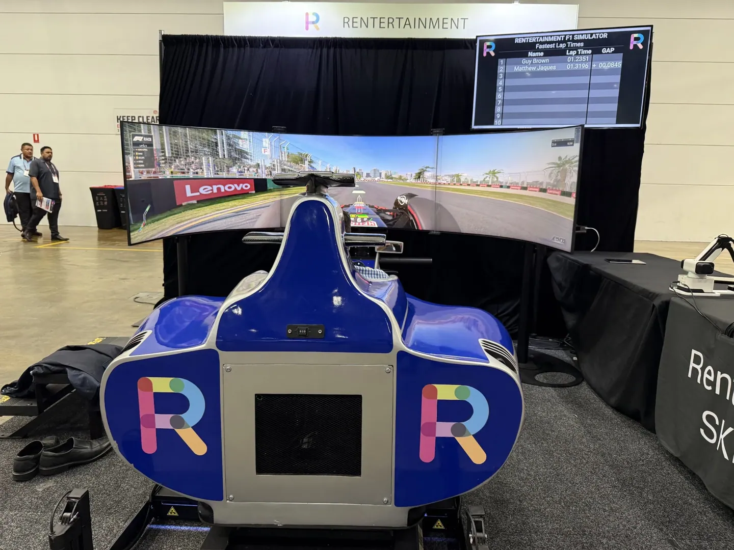 Illustration de simulateur f1 sur vérins