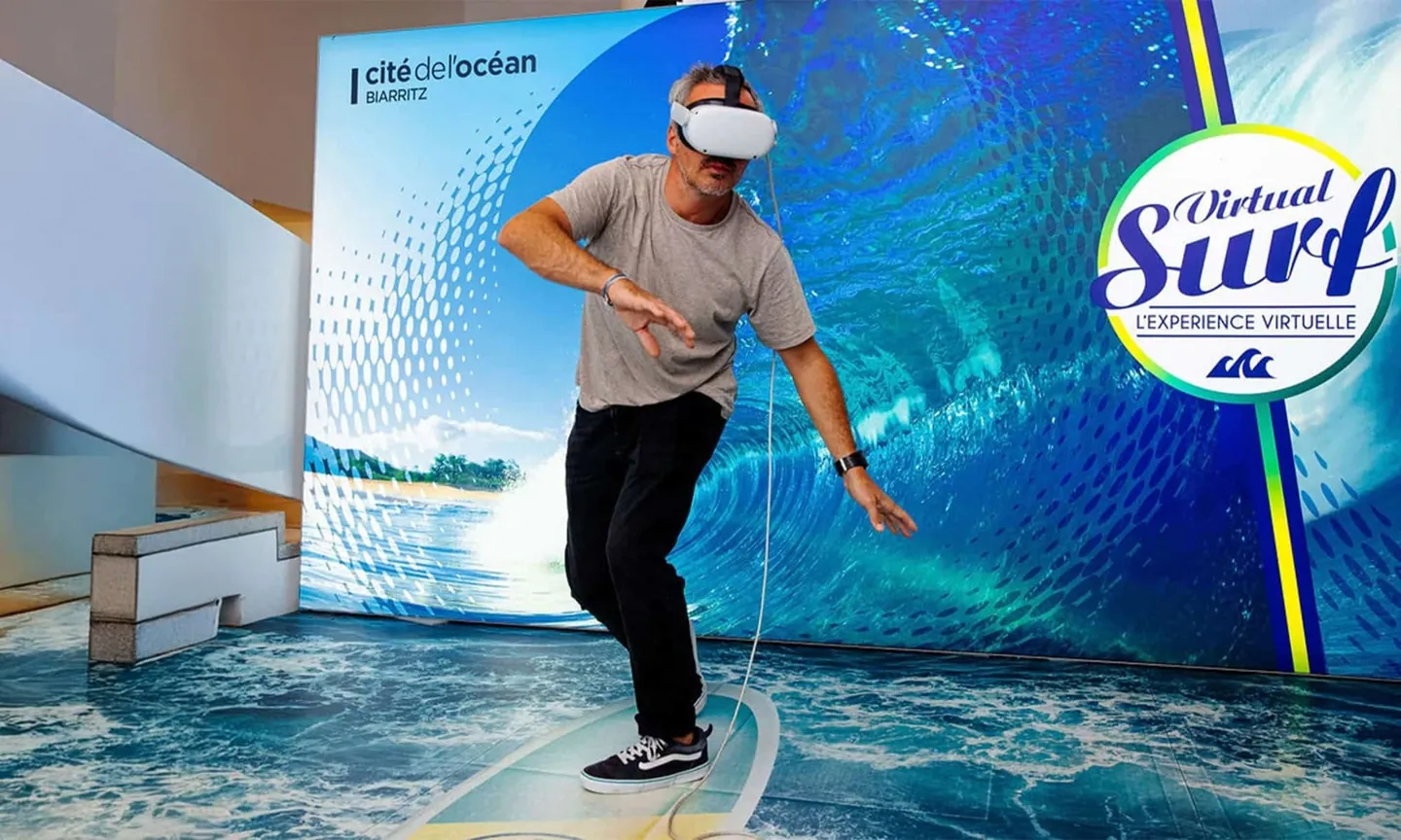 Simulateur surf réalité virtuelle