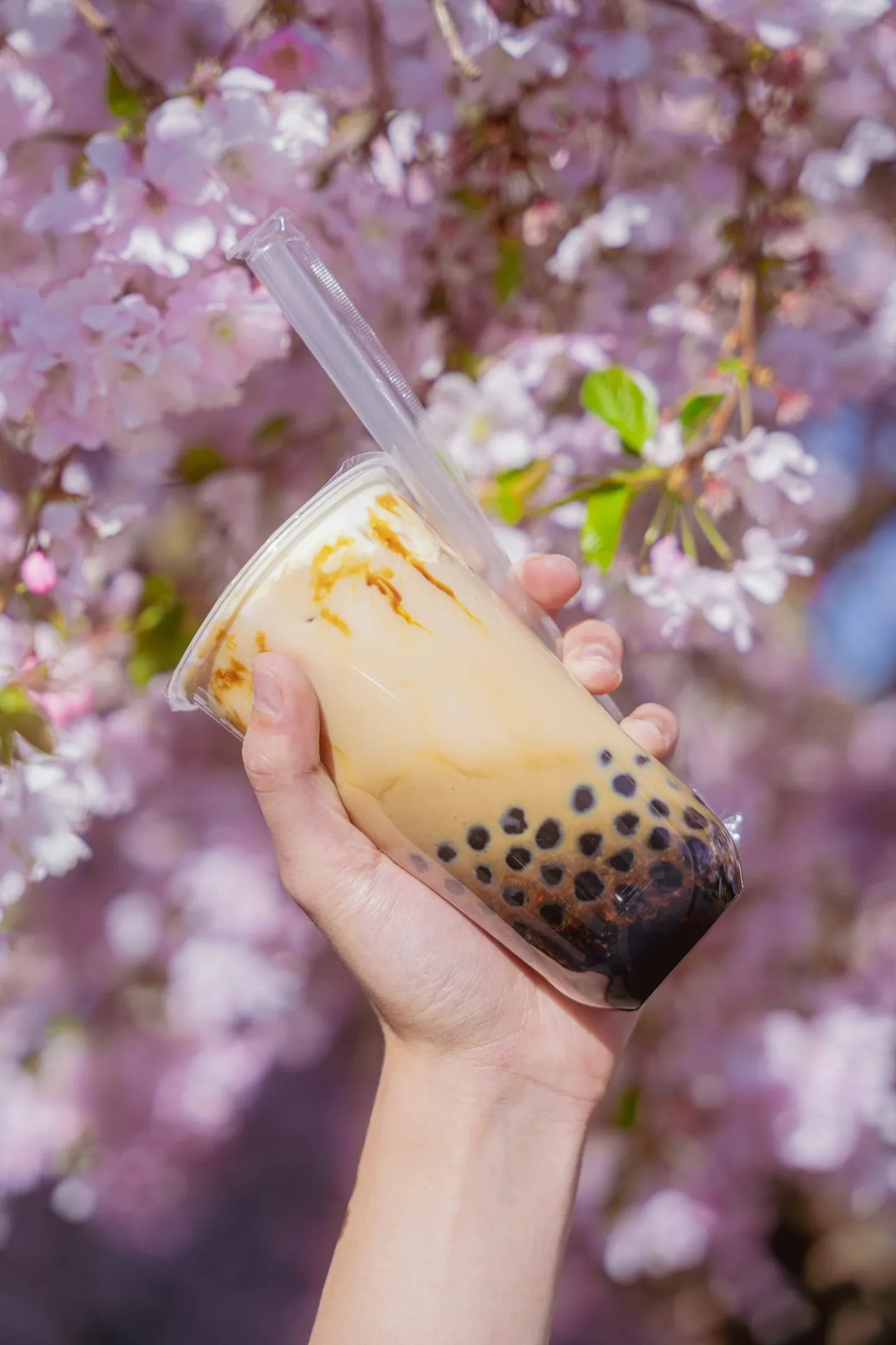 Illustration de stand à bubble tea