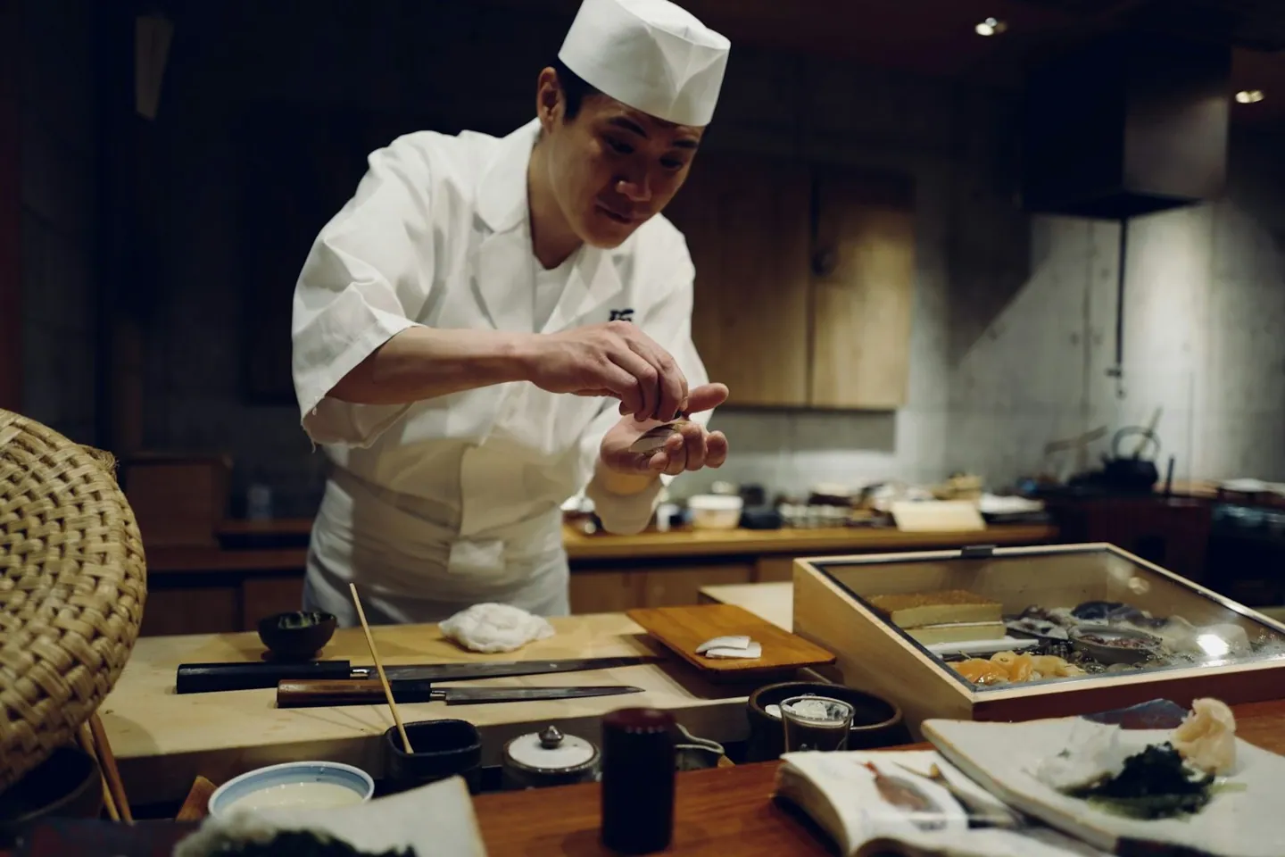 Stand sushis